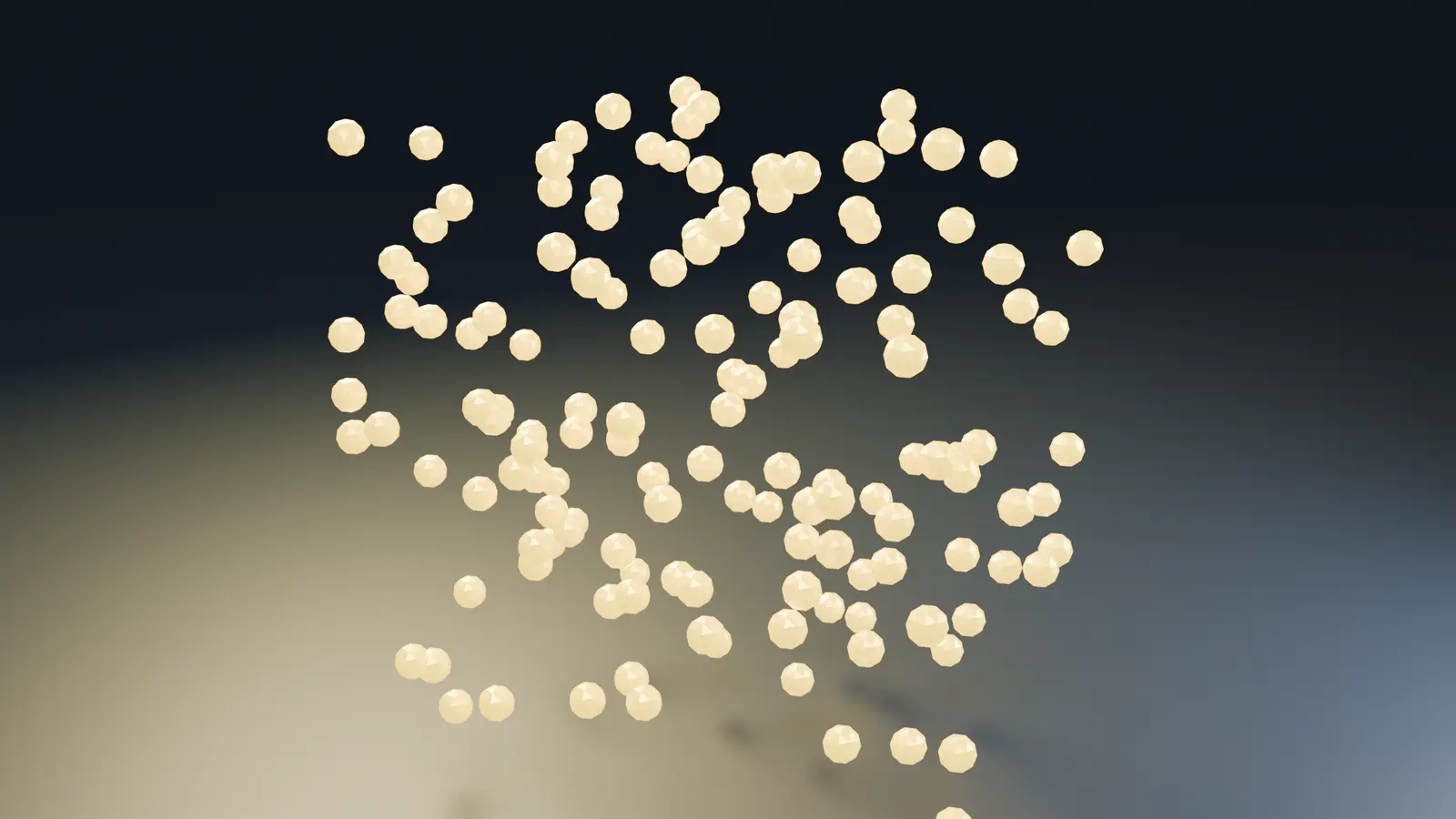 A three-dimensional lattice of connected nodes represents signal propagation.